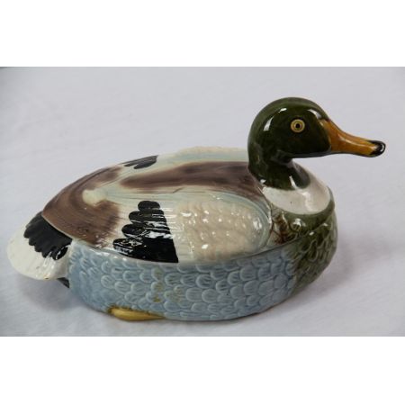 Entenschale  mit  deckel Vintage Frankreich 