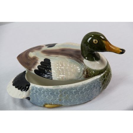 Entenschale  mit  deckel Vintage Frankreich 