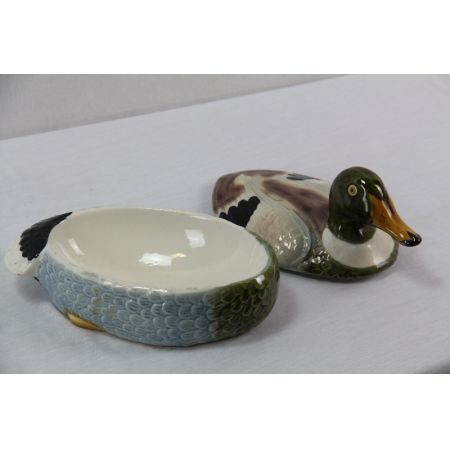 Entenschale  mit  deckel Vintage Frankreich 