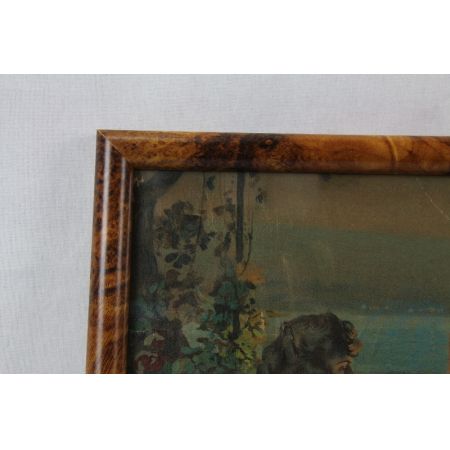 Bild 3 Frauen   2oer jahre Motiv inkl. Rahmen 