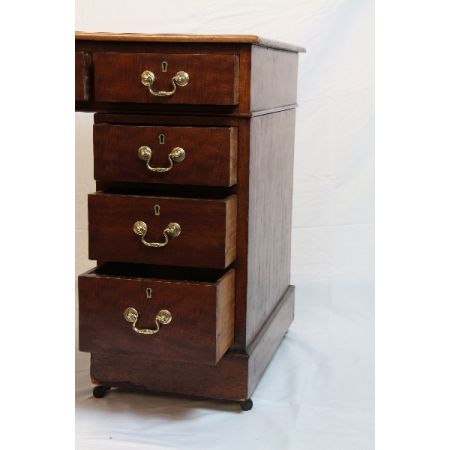 Mahagoni Massivholz Schreibtisch Viktorianisch 1860