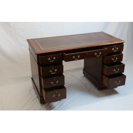 Mahagoni Massivholz Schreibtisch Viktorianisch 1860