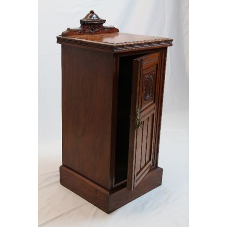 Massivholz Mahgoni Nachtschränkchen, 1890