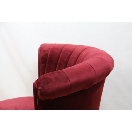 Samtsessel Retro Sessel Samt französisch klassisch