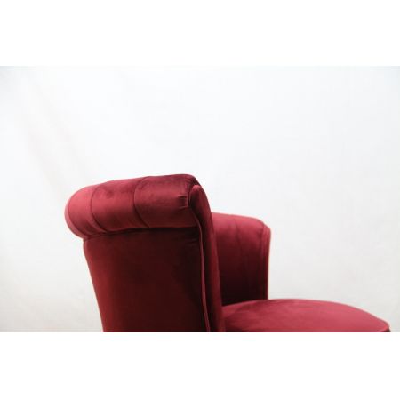 Samtsessel Retro Sessel Samt französisch klassisch
