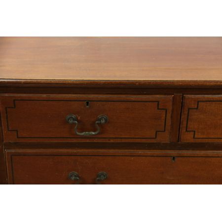 Mahagoni Kommode mit Intarsierten und fünf Schubladen, ca. 1890