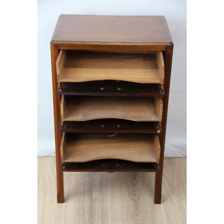 ca. 1890 Musikcabinet/ Notenschrank aus England mit feiner Patina