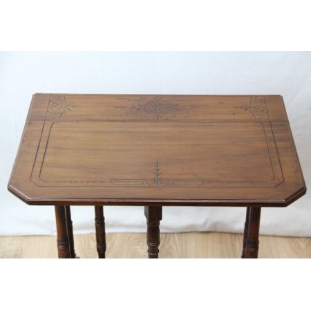 Klapptisch Sutherland  Mahagoni 1890 Holzarbeiten