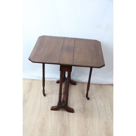 Klapptisch Sutherland  Mahagoni 1890 Holzarbeiten