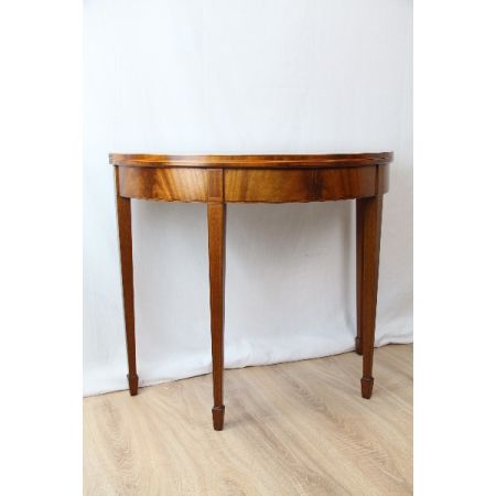 Antiker Card Table Spieltisch aus Mahagoni im viktorianischen Stil