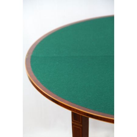 Antiker Card Table Spieltisch aus Mahagoni im viktorianischen Stil