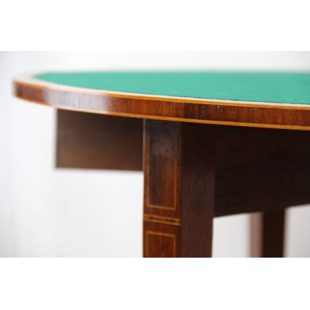 Antiker Card Table Spieltisch aus Mahagoni im viktorianischen Stil
