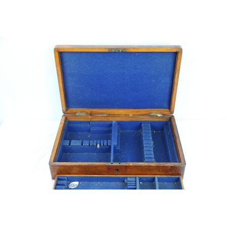 Box Mahagoni Cutlery besteckbox England 1890