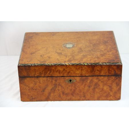 Box  Schreibbox Reiseschatulle Original England 1890