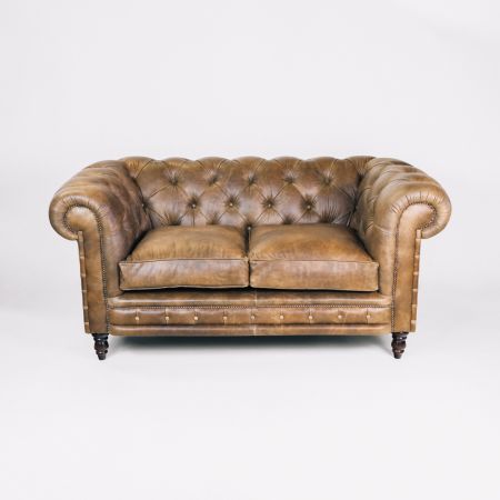 "Cornwall Classic" 2-Sitzer Original englisches Chesterfield Sofa