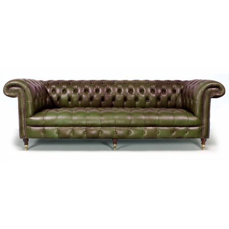 "Jedburgh" 4-Sitzer Original englisches Chesterfield Sofa
