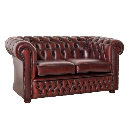 "London Classic" 2-Sitzer Original englisches Chesterfield Sofa