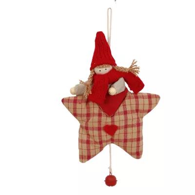 Clayre & Eef Baumschmuck in Sternform 14 cm (3)