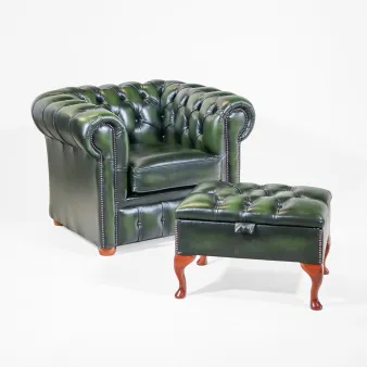 Chesterfield Hocker, Poufs & Stools