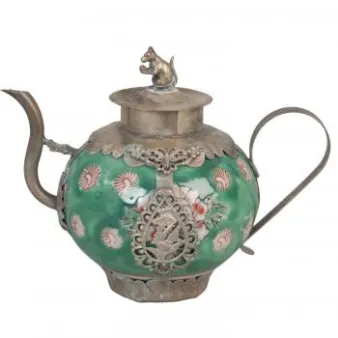 Dekorative Teekannen