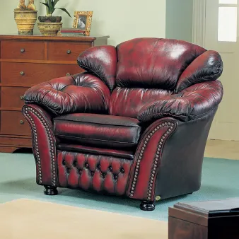 Traditional Ledersessel