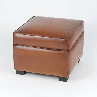 Vintage Poufs aus Leder – Leder Pouf Vintage und Vintage Fußhocker im klassischen Design für Wohnbereich