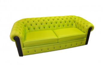 Original englisches Chesterfield Sofa "London Harlekin" 2-Sitzer