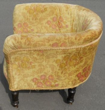 Viktorianischer Antiker Englischer Sessel ca. 1880