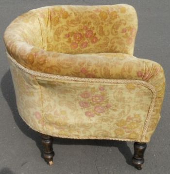 Viktorianischer Antiker Englischer Sessel ca. 1880