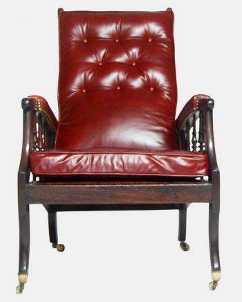 Viktorianischer Englischer Antiker Morris und Co. Stil Liegestuhl ca. 1880