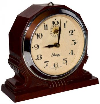Englische Antike Art deco bakelite Uhr ca. 1930