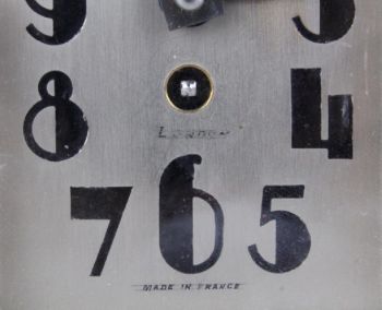 Englische Antike Art Deco Alfred Dunhill Pfeifenständer Uhr ca. 1930
