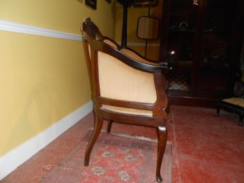 Edwardianischer Englischer Antiker Stuhl ca. 1900