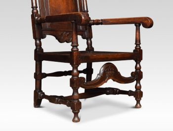 Antike englische Esszimmer Stühle Eiche ca 1880