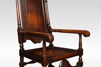 Antike englische Esszimmer Stühle Eiche ca 1880