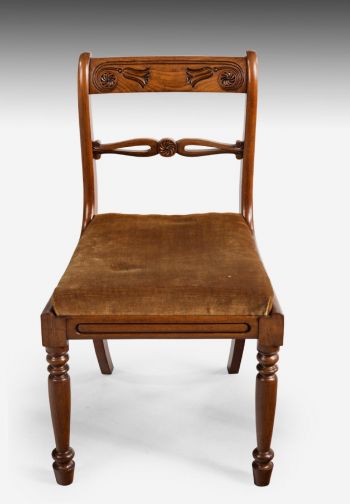 4 Regency Antike Englische Mahagoni Stühle ca. 1820