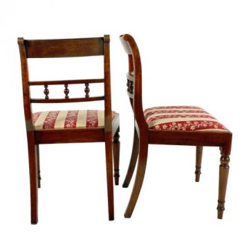 6 Georgianische Antike Englische Mahagoni Stühle ca. 1800