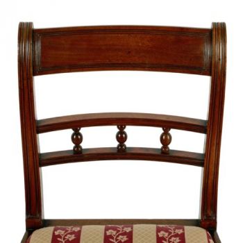 6 Georgianische Antike Englische Mahagoni Stühle ca. 1800