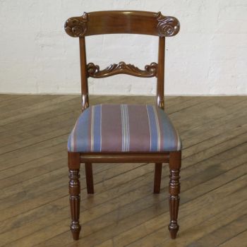6 William IV. Antike Englische Mahagoni Stühle ca. 1835