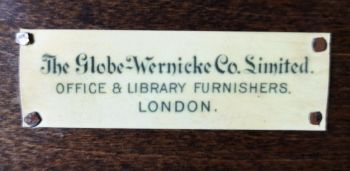 antiker Eichen Globe Wernicke "Barristers" Bücherschrank, verglast um 1900