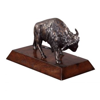 "Bison" Bronzefigur