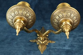 Wandlampe Aufhängung Gold Bronce France Antik 