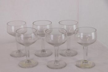 6-er Set Vintage Coupé Cocktail Gläser