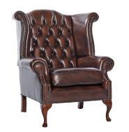 Chesterfield Ohrensessel "Scroll Wing Chair"