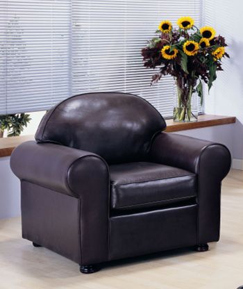 "George chair" Chesterfield Sessel in Fabric