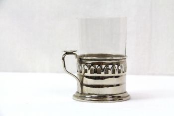 Teeglas mit filigraner Halterung victorian 1860