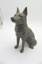 Hund Figur aus Metall
