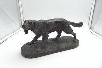 Hunde Figur Bronze