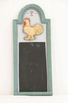 Niedliche Vintage Tafel im Landhausstil, Huhn Motiv