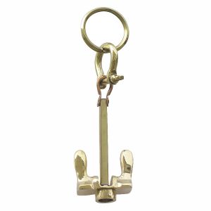 Schlüsselanhänger - Anker, Messing